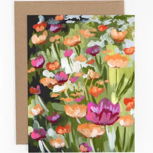 1Canoe2: Hello Poppy Field Card