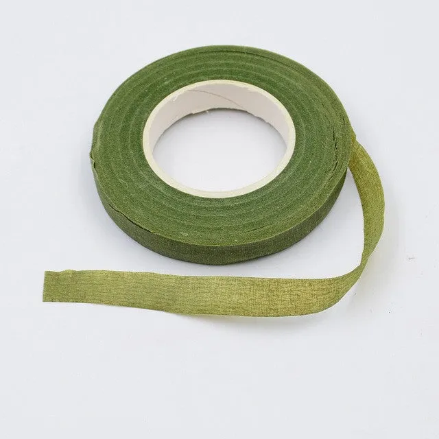 25Meter Paper Garland Tape Artificial Flower Fixed Supplies For Wedding Decoration DIY Wreath Flores Garland Supplies Tape Glue