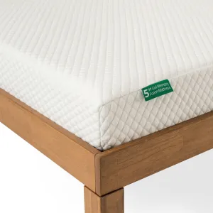 5 Inch Twin Comfort Memory Foam Mattress