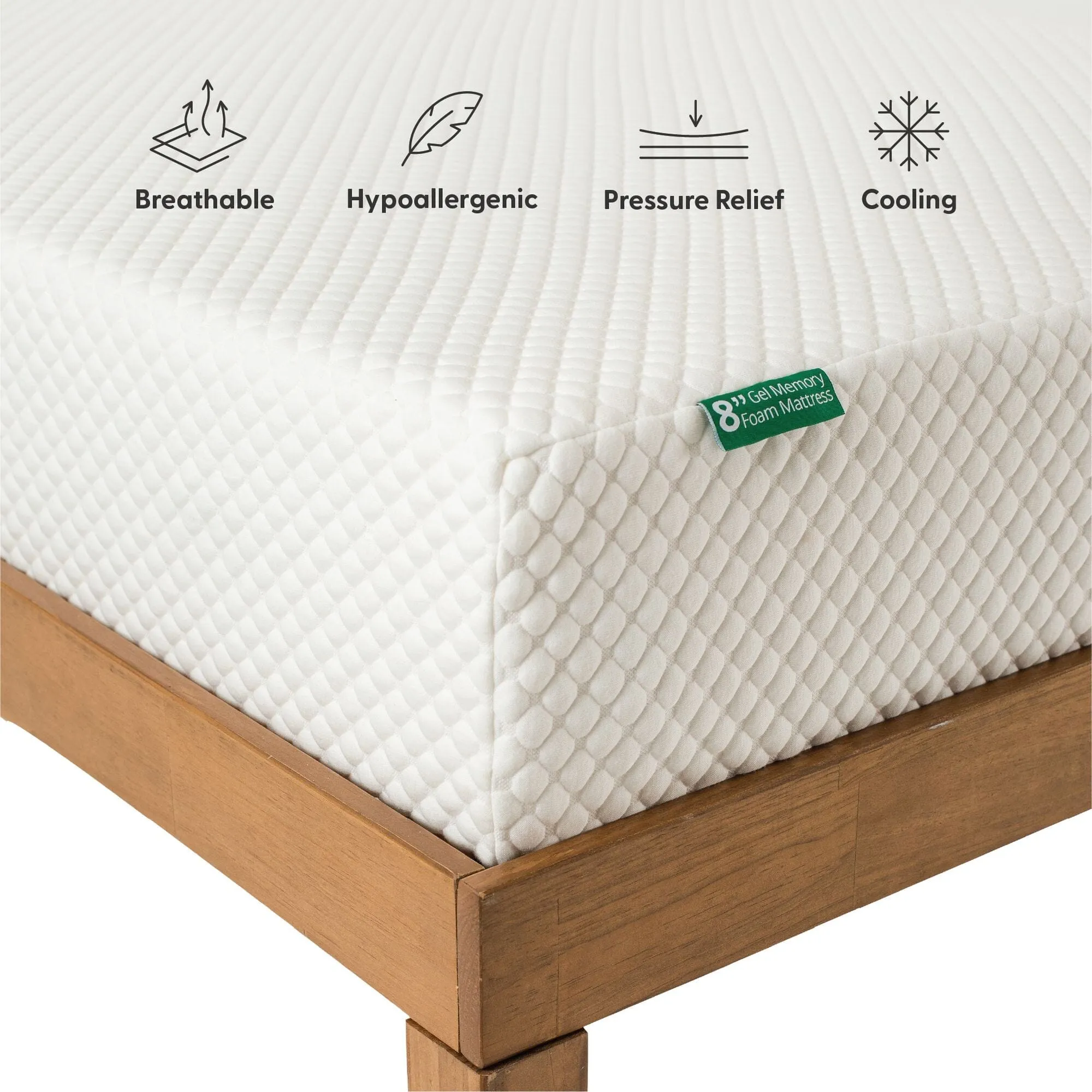 8 Inch Twin XL Comfort Memory Foam Mattress