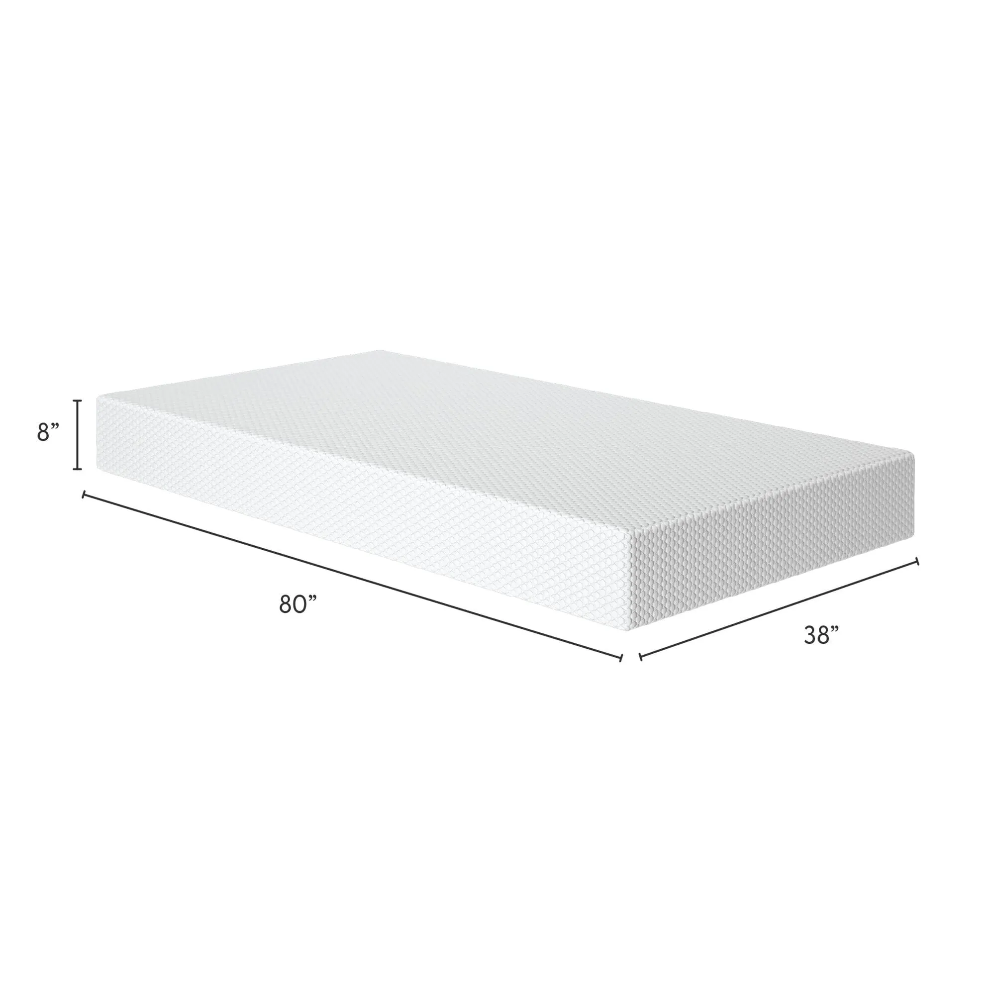 8 Inch Twin XL Comfort Memory Foam Mattress