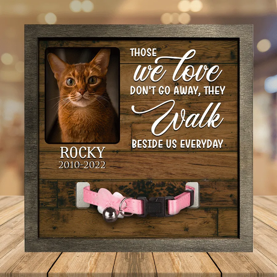 A Abyssinian Pet Picture Frames Memorial Cat hardest to say goodbye Cat Lover Gift, Memorial Gifts