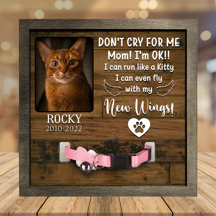 A Abyssinian Pet Picture Frames Memorial Cat hardest to say goodbye Cat Lover Gift, Memorial Gifts