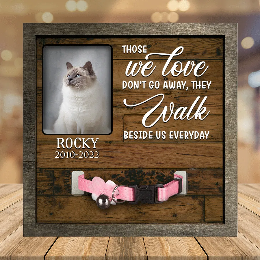 A Birman Pet Picture Frames Memorial Cat my hardest goodbye Cat Lover Gift, Memorial Gifts