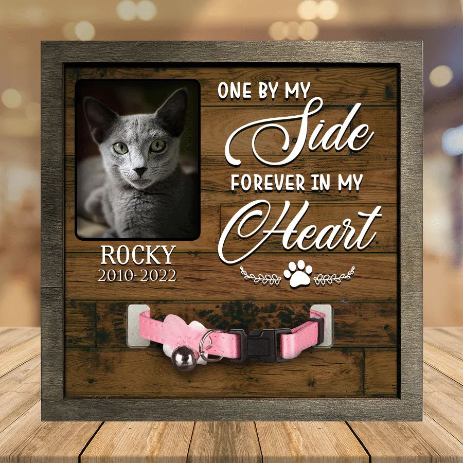 A Russian Blue Pet Picture Frames Memorial Cat I can run like a Kitty Cat Lover Gift, Memorial Gifts