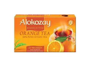 Alokozay Orange Tea - 25 Tea Bags in Foil Wrapped