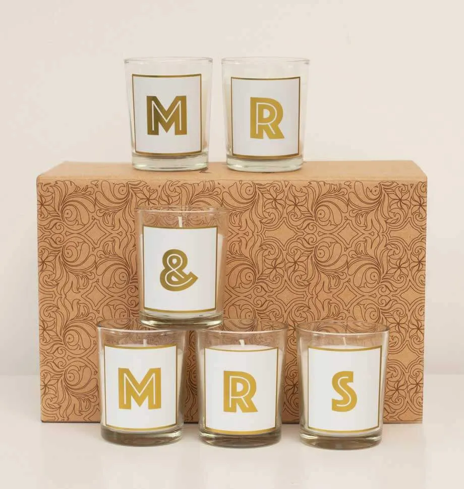 Alphabet Votive Candle - Ampersand