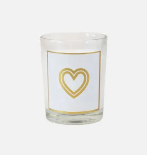 Alphabet Votive Candle - Heart