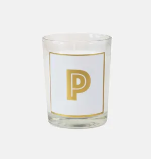 Alphabet Votive Candle - Letter P