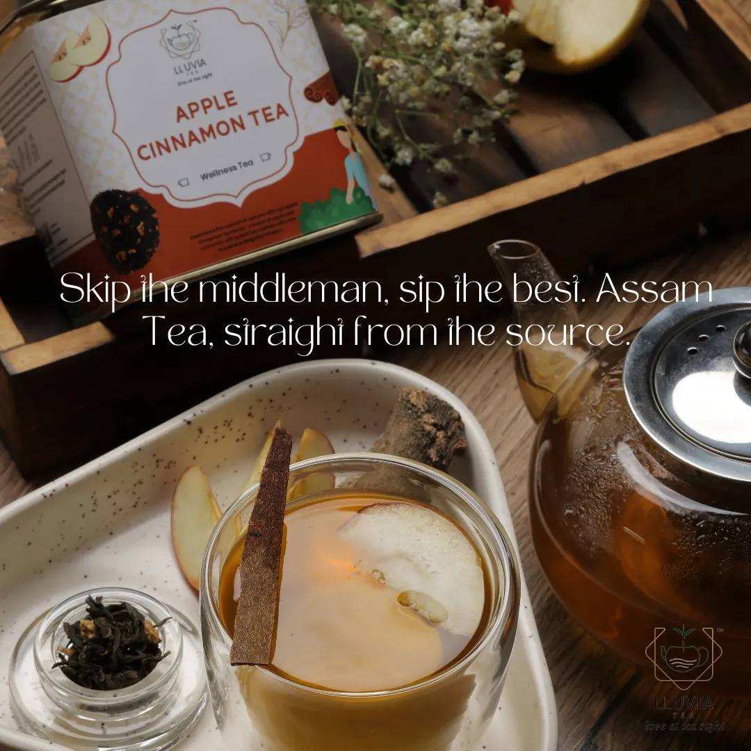 Apple Cinnamon Tea|Sweet and Spicy Blend- 50g