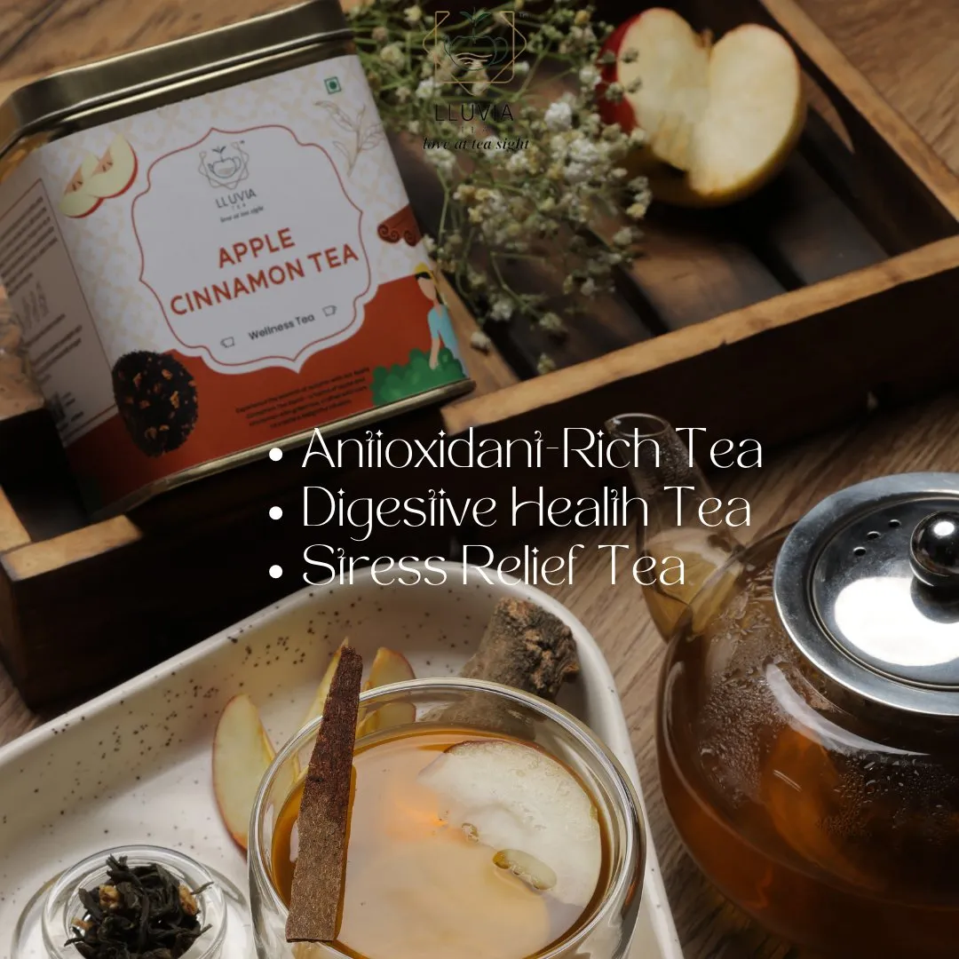 Apple Cinnamon Tea|Sweet and Spicy Blend- 50g