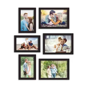 Art Street Classy Memory Wall photo frames - Set of 6 photo frames (3 UNITS OF 4X6, 3 UNITS OF 5X7)