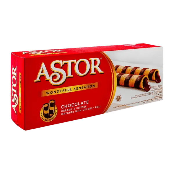 ASTOR CHOCOLATE WAFER STICK 150G