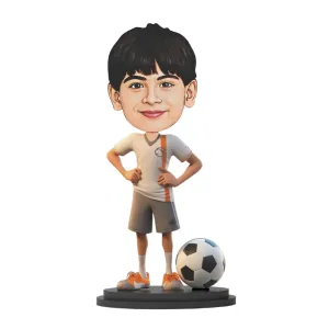 Avatar Stand Personalized Gift for Kids, Brother, Friends, Character Caricature Photo Frame Unique Design Customized Gift for Friends & Family Return Gift (Footballer 2)