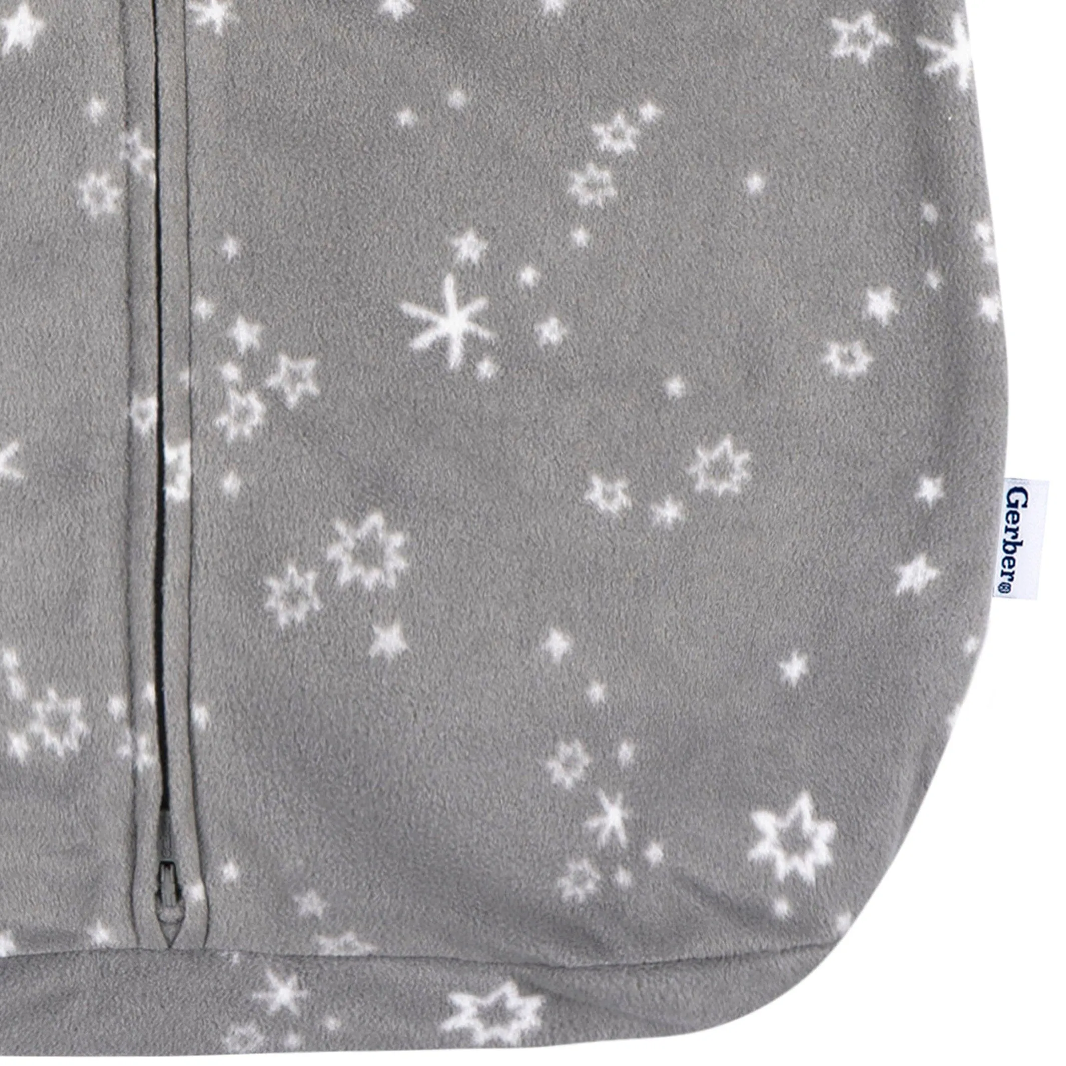 Baby Neutral Grey Stars Wearable Blanket