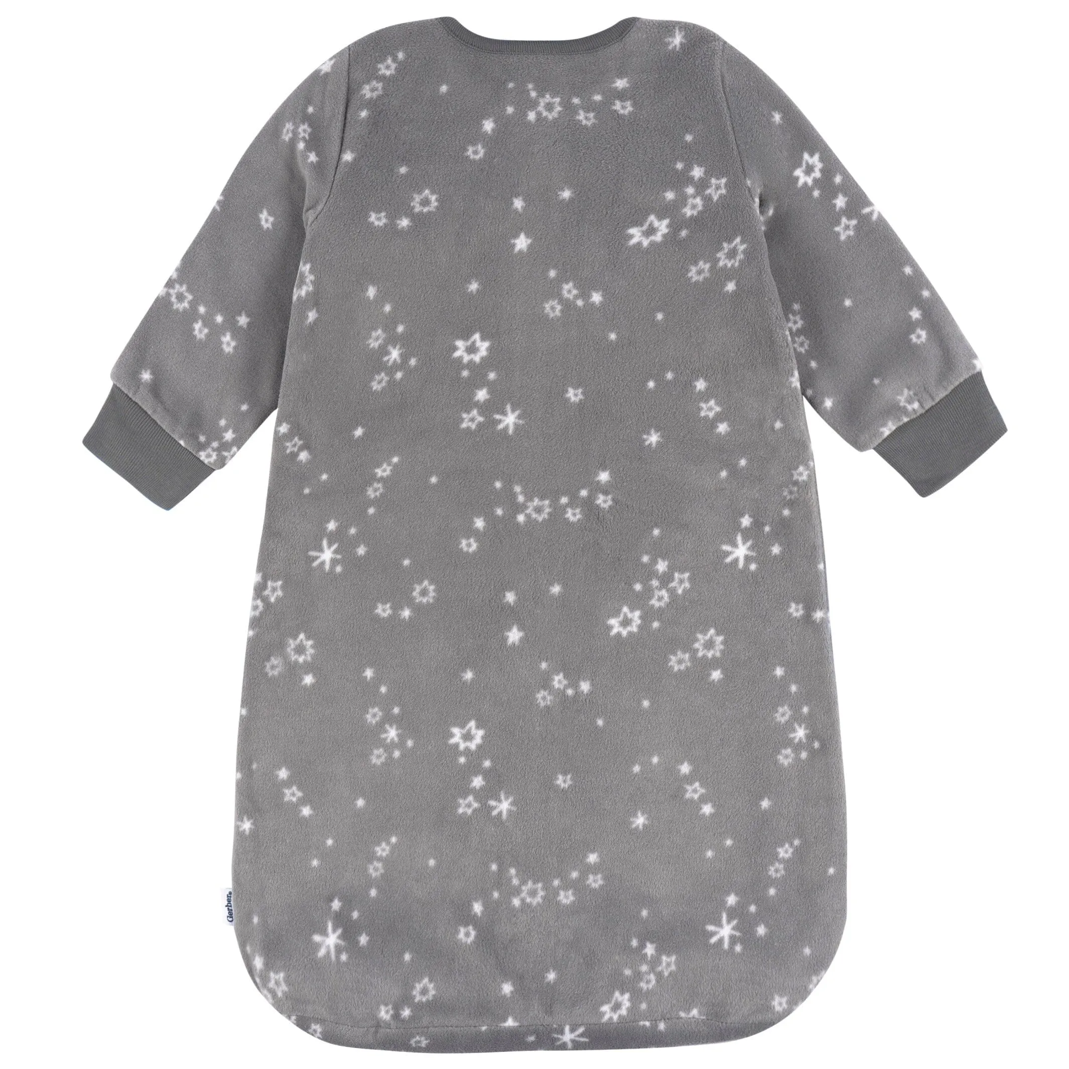 Baby Neutral Grey Stars Wearable Blanket