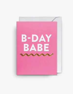 Bday Babe Card - Pink