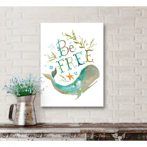 Be Free Canvas Wall Art