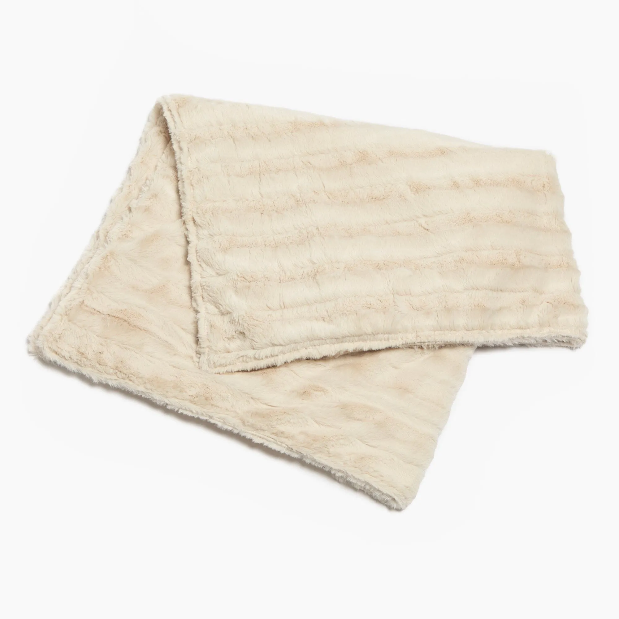 Beige Luxe Baby Blanket