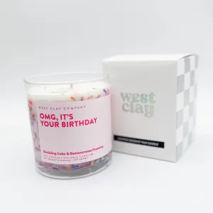 Birthday Sprinkle Candle 10 oz