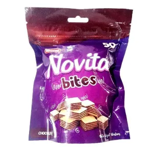 BISCONNI NOVITA BITES CHOCOLATE POUCH 79.2GM