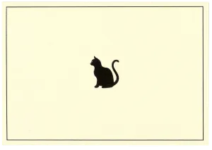 Black Cat Note Cards