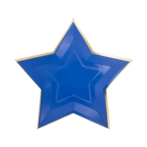 BLUE STAR SHAPED PLATES