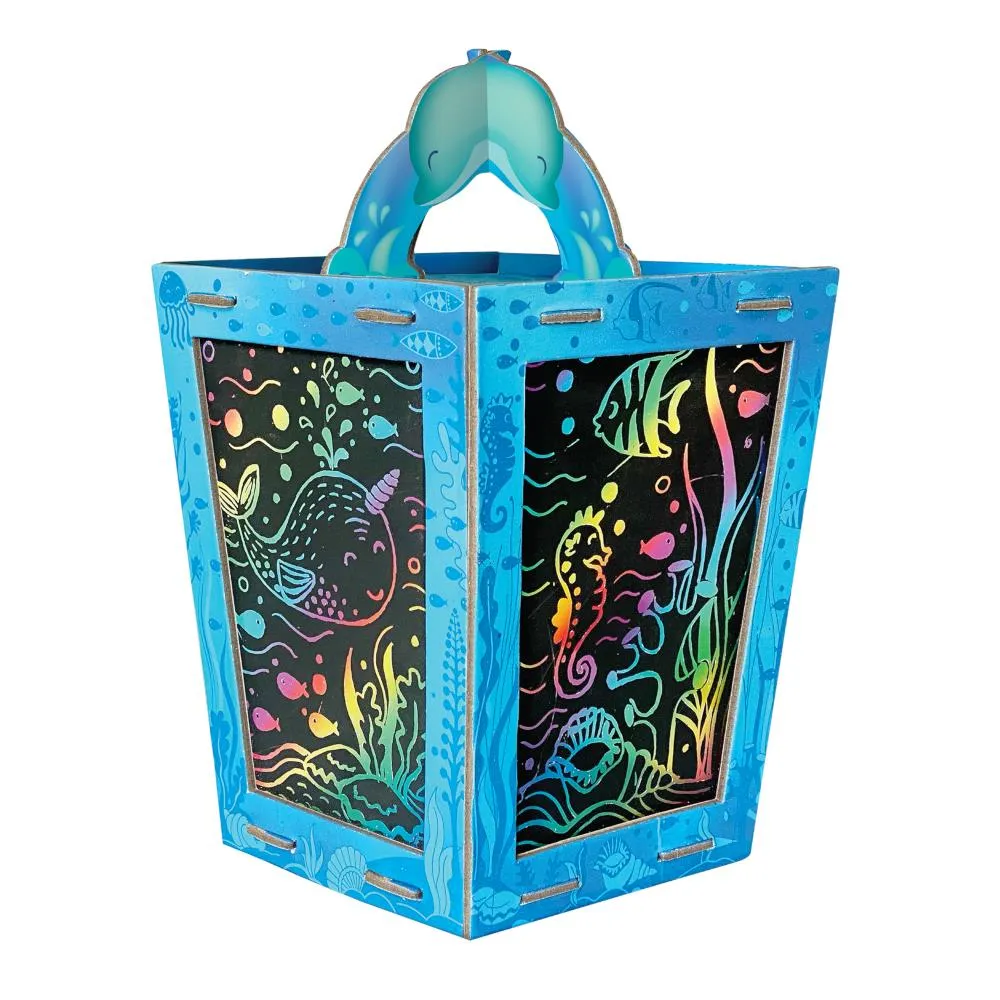 Box CanDIY Totally Twilight Scratch Art Sea Life Lantern Kit