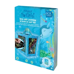 Box CanDIY Totally Twilight Scratch Art Sea Life Lantern Kit