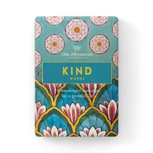 BOXED AFFIRMATION CARDS - KIND WORDS