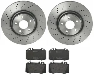 Brembo Disc Brake Pad and Rotor Kits KT04064