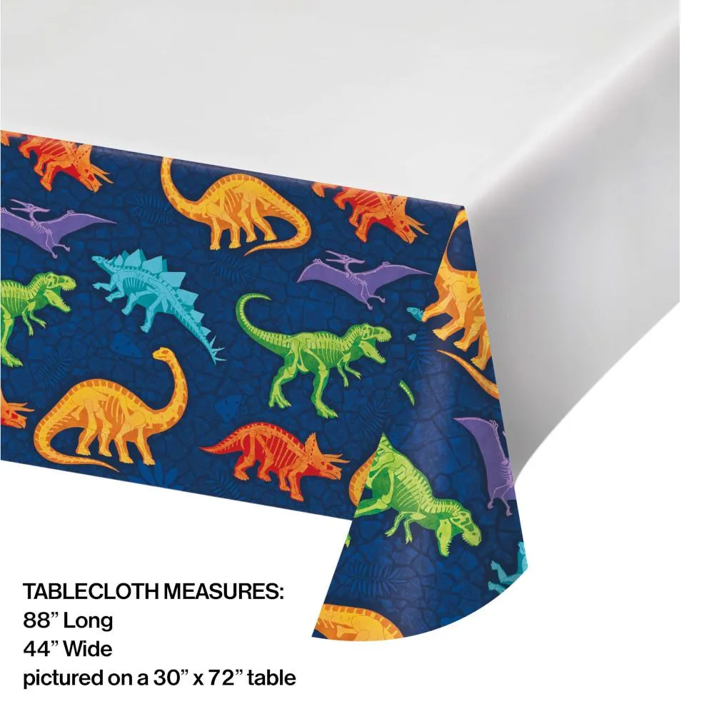 Bulk Dino Dig Plastic Table Covers (12 per Case)