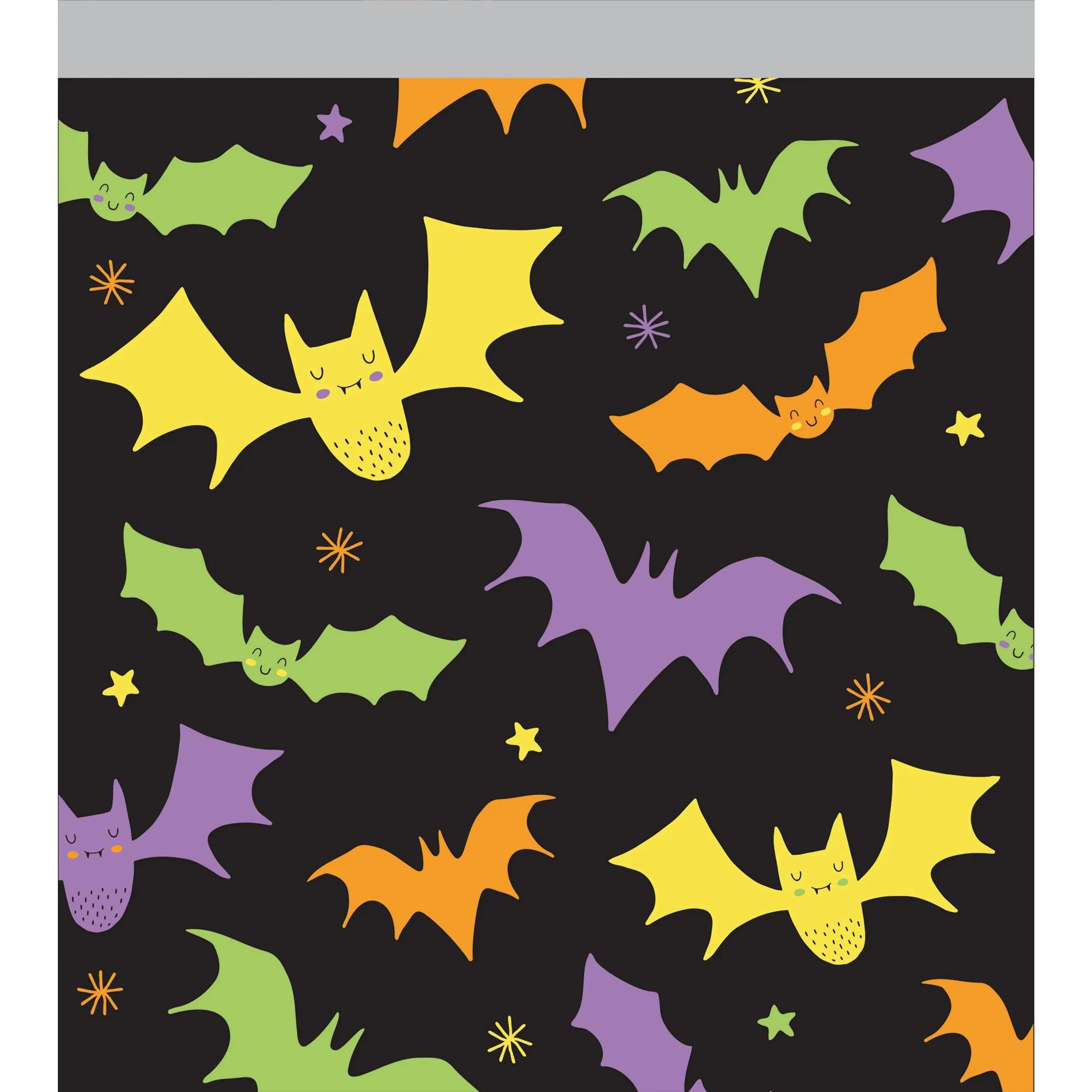 Bulk Halloween Bats Sandwich Zipper Bag (120 per Case)