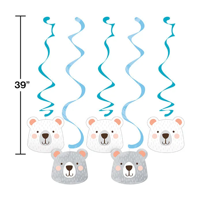 Bulk Pack of 10 Birthday Bear Party Dizzy Danglers