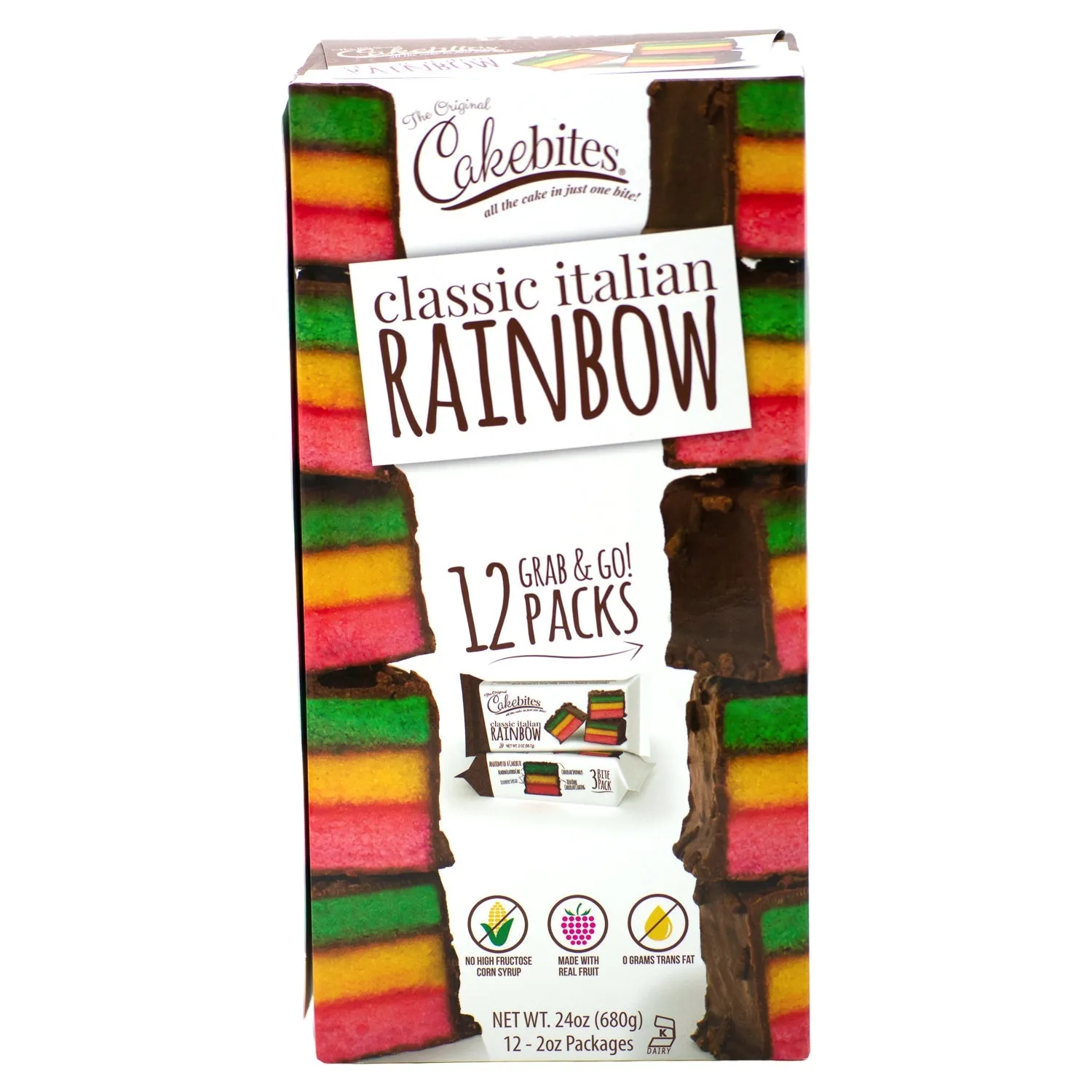 Cakebites Classic Italian Rainbow