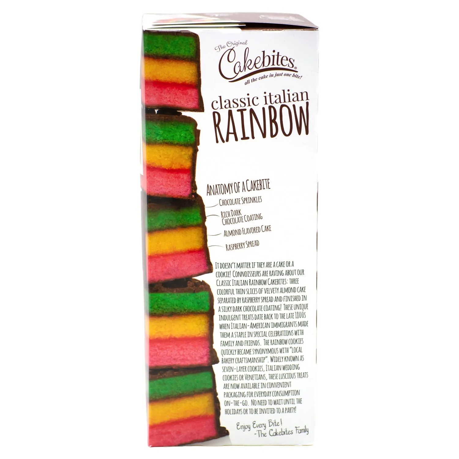 Cakebites Classic Italian Rainbow