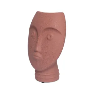 Ceramic Moon Face Planter