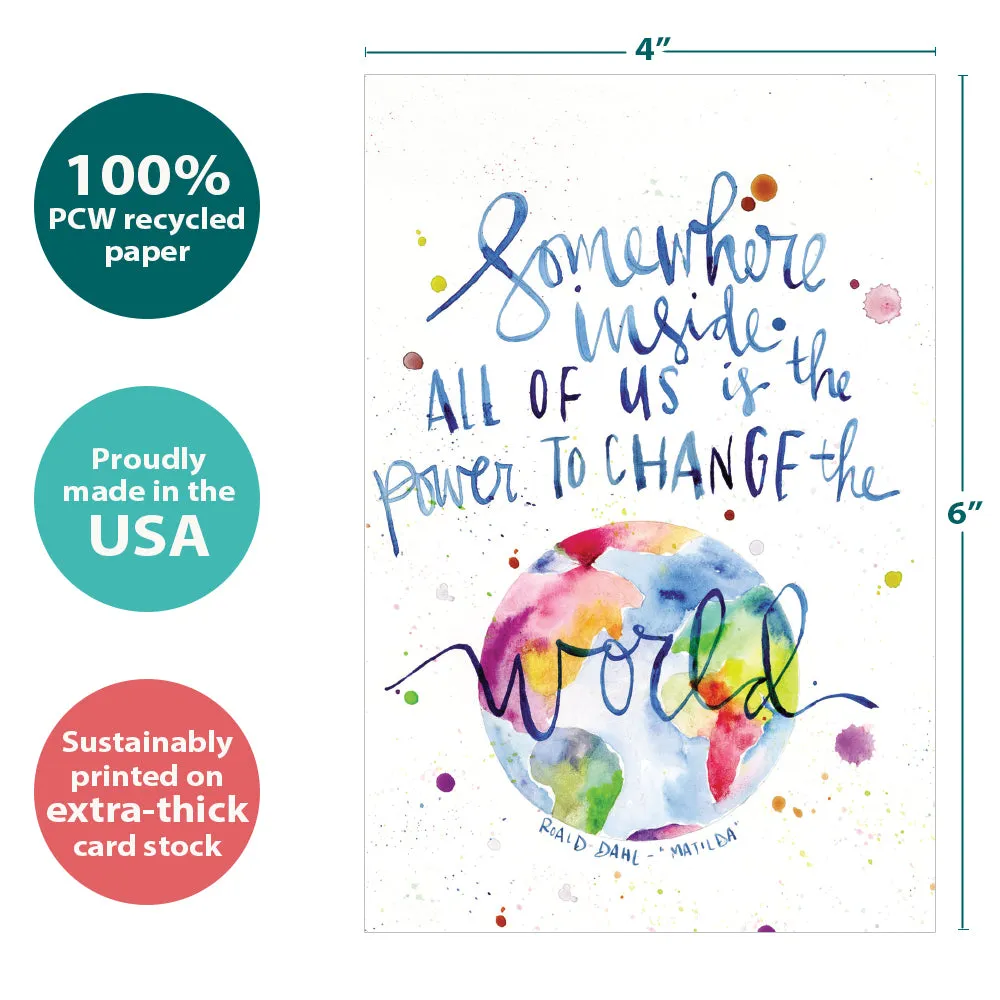 Change the World 12 Pack Notecards