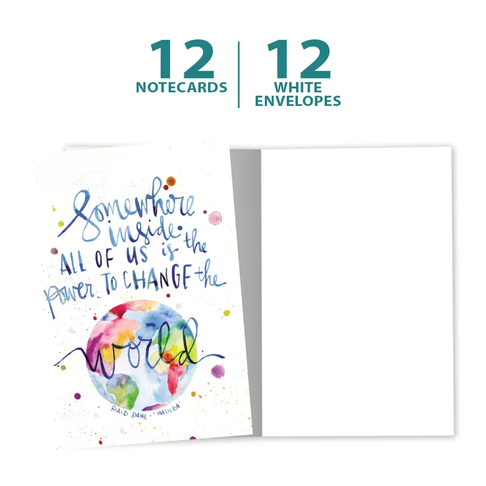 Change the World 12 Pack Notecards