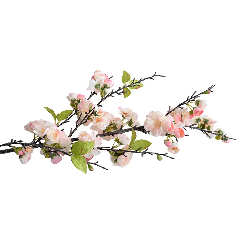 Cherry Blossom flower branch, 54"L - Light Pink