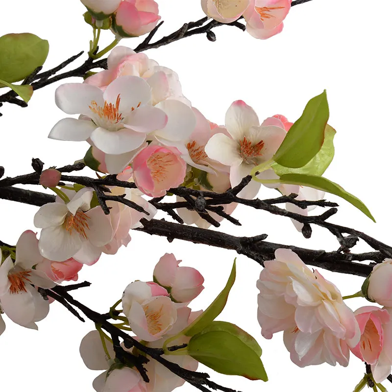 Cherry Blossom flower branch, 54"L - Light Pink