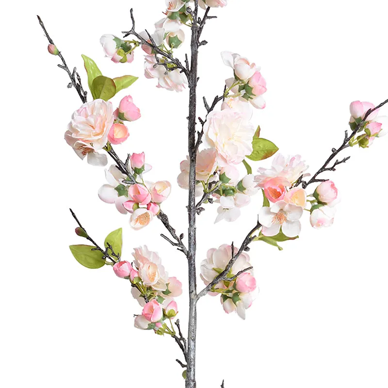 Cherry Blossom flower branch, 54"L - Light Pink