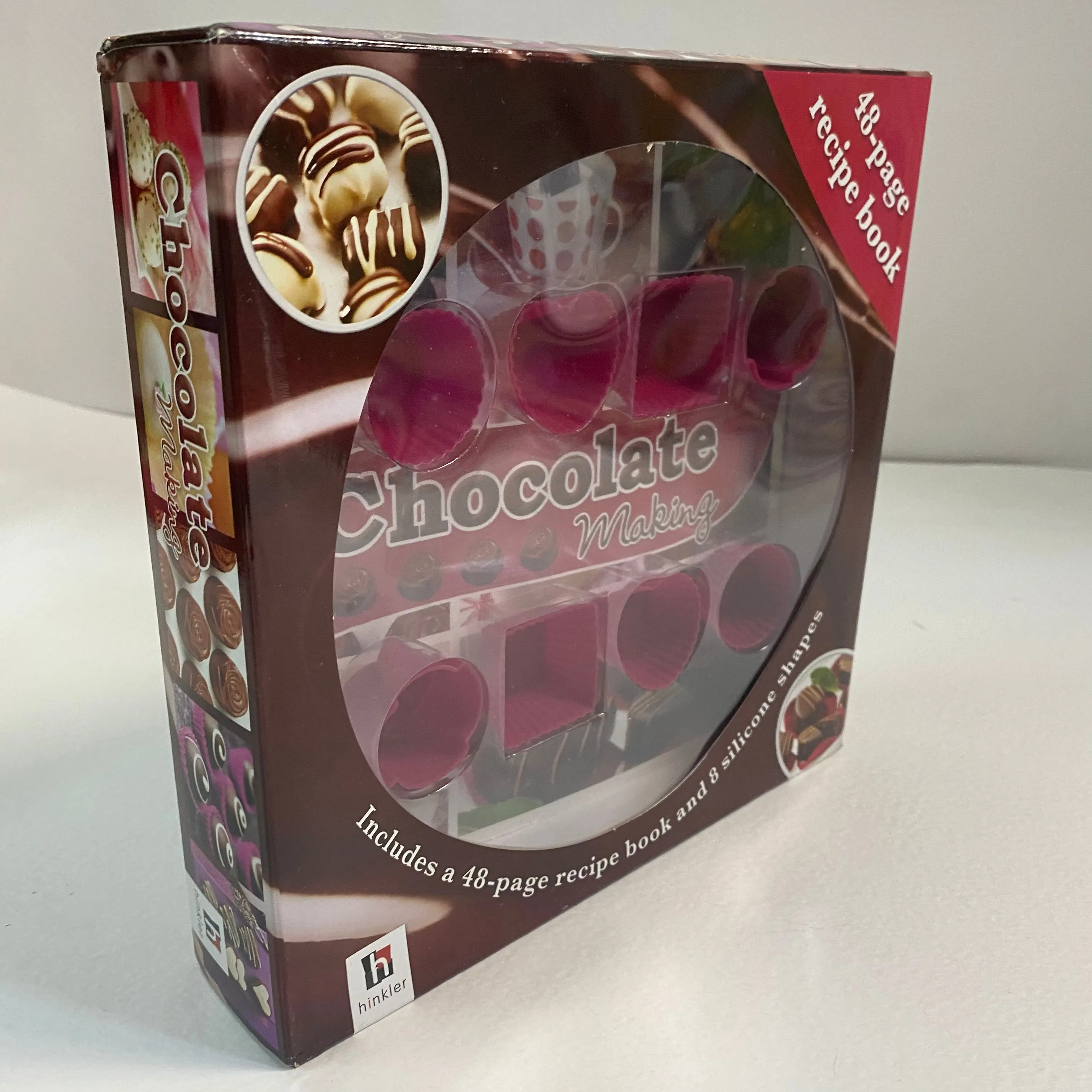 Chocolate Making - Includes a 48 Page Recipe book and 8 Silicone Shapes