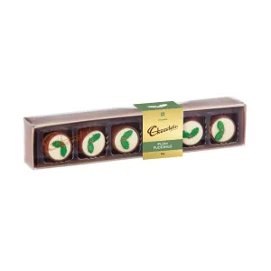 Chocolatier Plum Puddings 80g (Pack of 6)