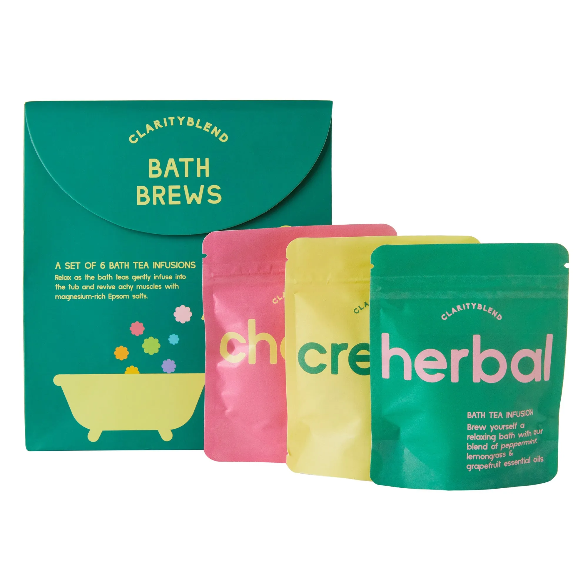 Clarity Blend Aromatherapy Bath Brews Gift Set 300g