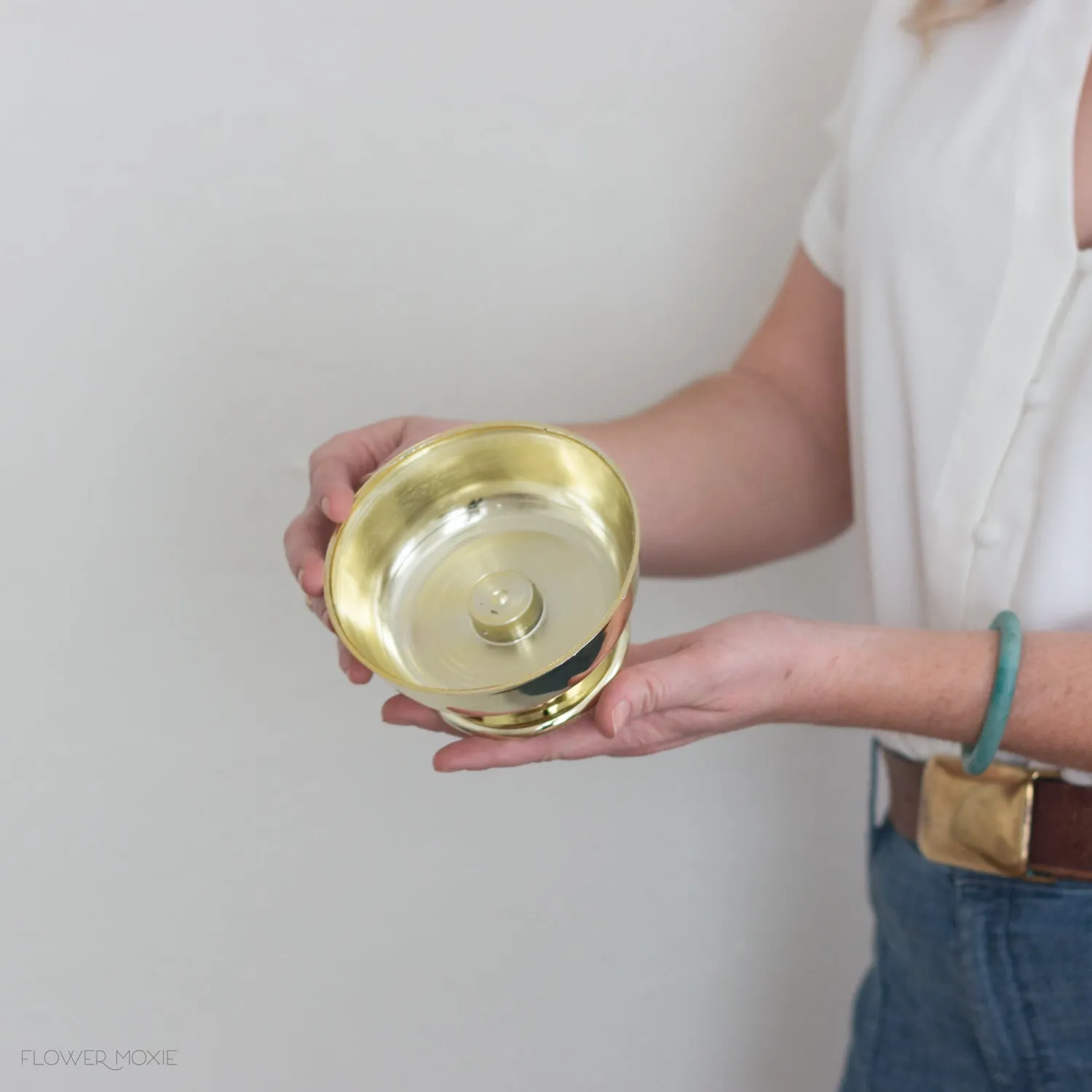 Classic Gold Mini Plastic Chalice Compote