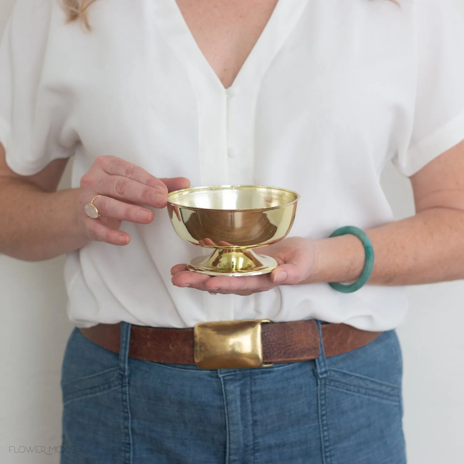 Classic Gold Mini Plastic Chalice Compote