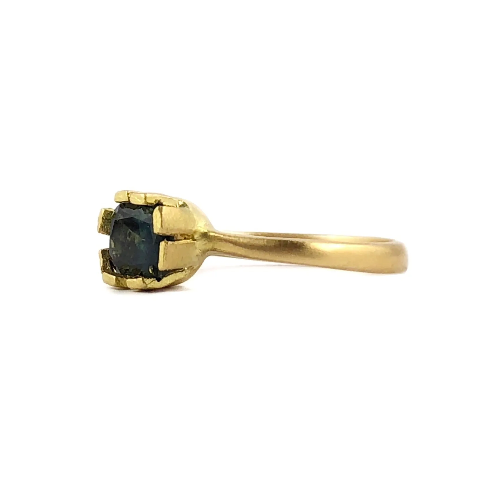 Claw Rectangular Sapphire Ring - Aph Ellen