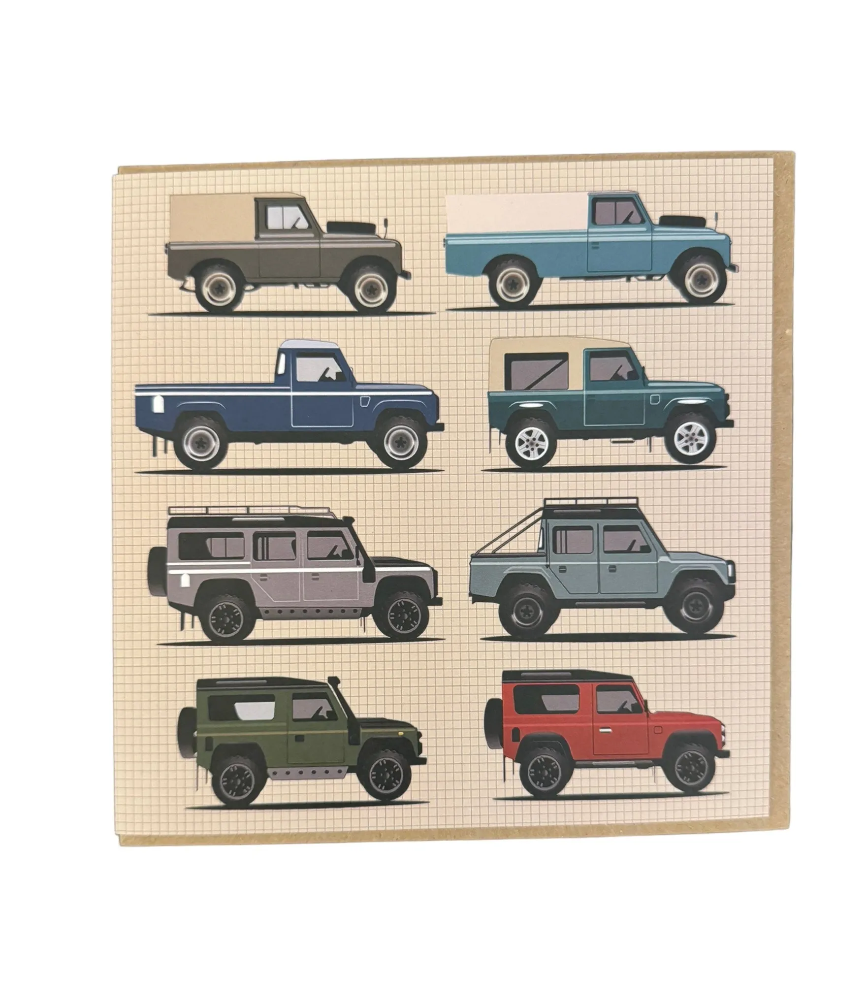 Coach House Land Rover Blank Card w/Envelope