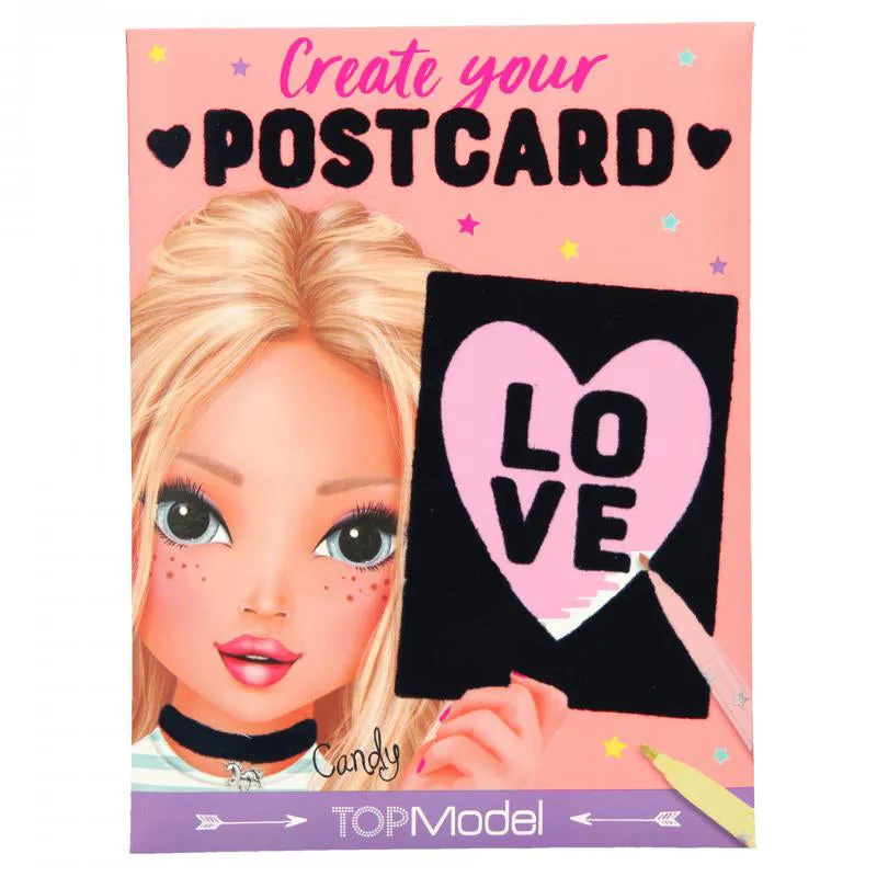 Depesche Topmodel Create Your Postcard Velvet